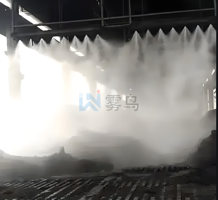 河南安阳钢厂干雾抑尘系统案例