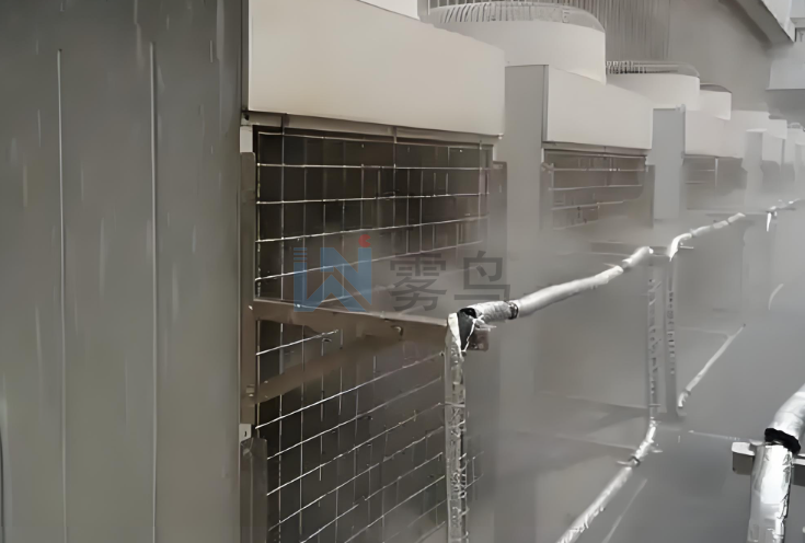 陕西机房空调喷雾降温节能系统装置案例